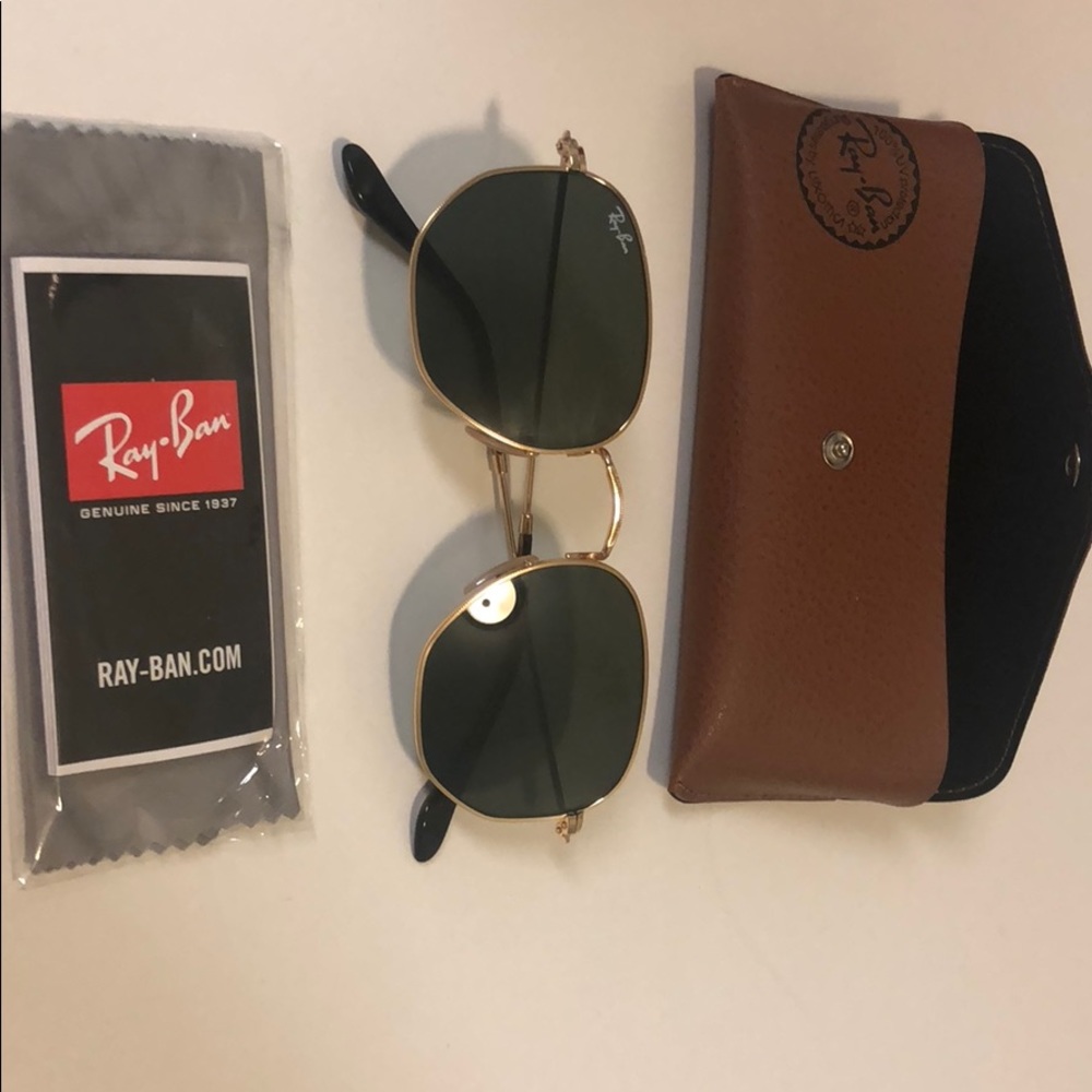 Rayban hexagonal authentic brand new glass